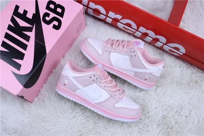 Jeff Staple X Dunk Low Pro Sb Pink Pigeon