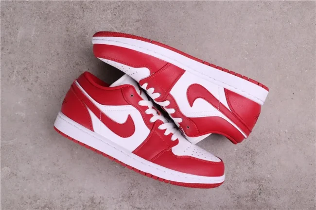 AJ 1 Low Gym Red White