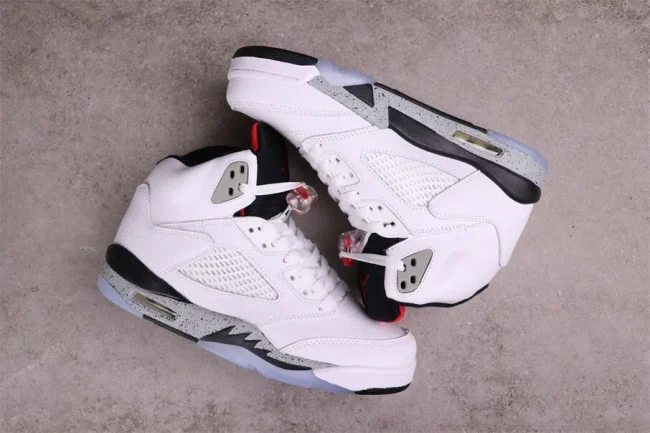 Aj 5 Retro White Cement