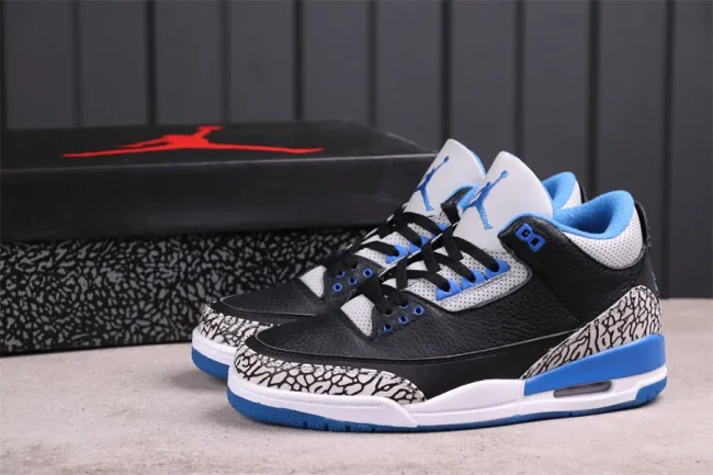 AJ 3 Retro Sport Blue