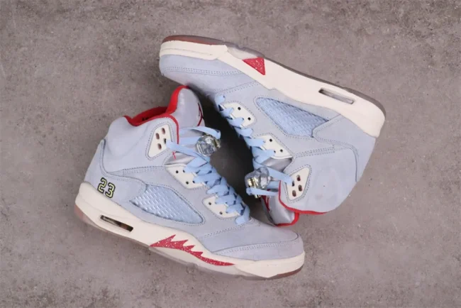 Trophy Room X Aj 5 Retro Ice Blue