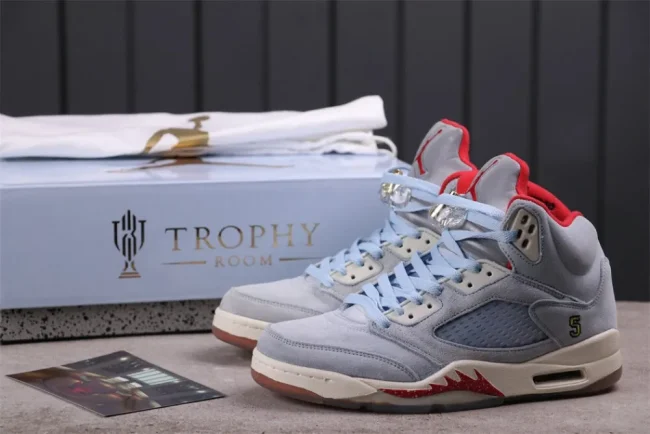 Trophy Room X Aj 5 Retro Ice Blue