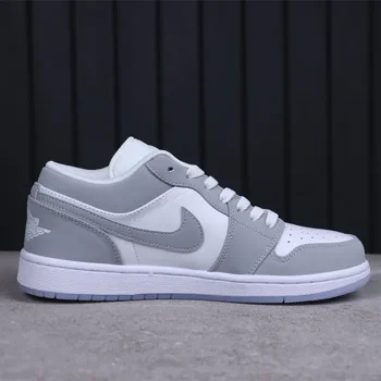 AJ 1 Low White Wolf Grey