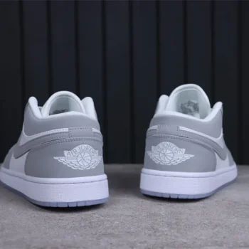 AJ 1 Low White Wolf Grey