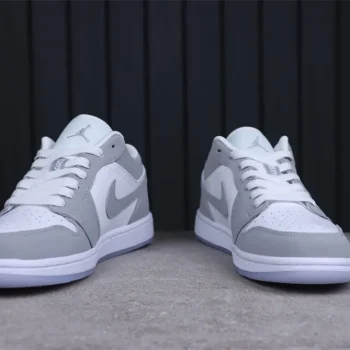 AJ 1 Low White Wolf Grey