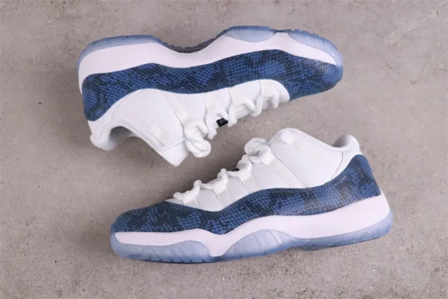 AJ 11 Retro Low Navy Snakeskin (2019)