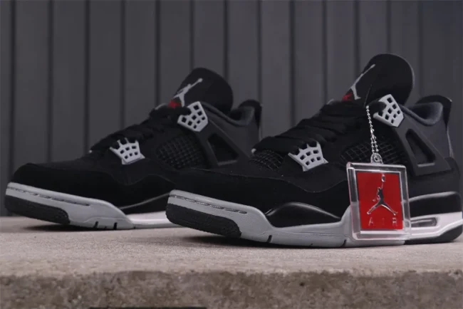 AJ 4 Retro Black Canvas