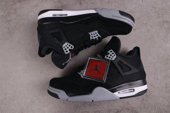 AJ 4 Retro Black Canvas