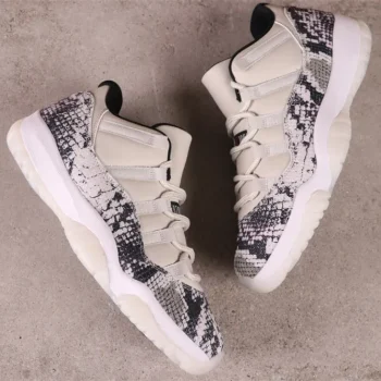 AJ 11 Retro Low Light Bone Snakeskin