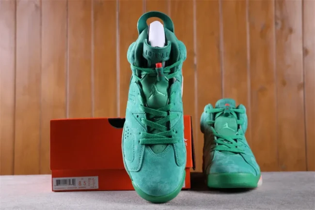 Aj 6 Retro Nrg Green Suede Gatorade