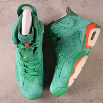 Aj 6 Retro Nrg Green Suede Gatorade