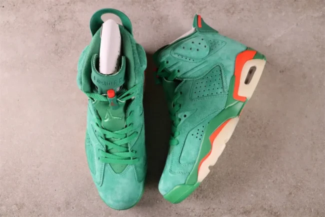 Aj 6 Retro Nrg Green Suede Gatorade