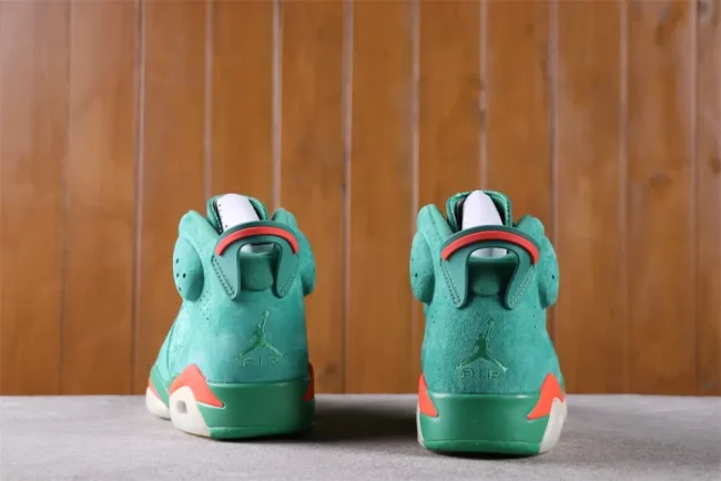 Aj 6 Retro Nrg Green Suede Gatorade