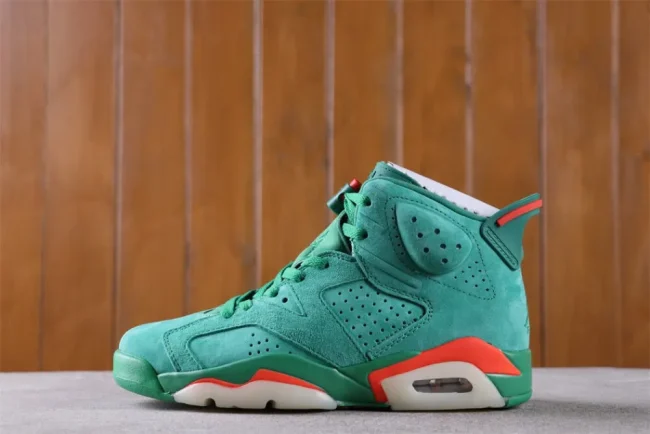 Aj 6 Retro Nrg Green Suede Gatorade