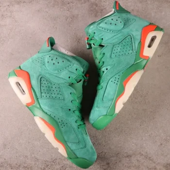 Aj 6 Retro Nrg Green Suede Gatorade