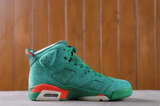 Aj 6 Retro Nrg Green Suede Gatorade