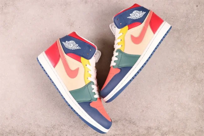 AJ 1 Mid Se Multi-color