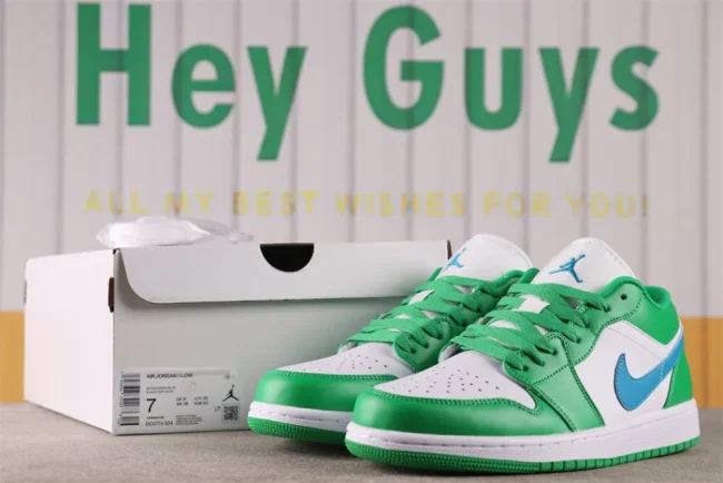 AJ 1 Low Lucky Green