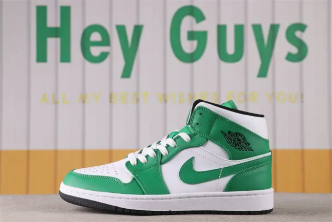 AJ 1 Mid Lucky Green