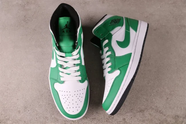 AJ 1 Mid Lucky Green