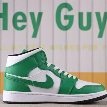 AJ 1 Mid Lucky Green