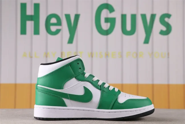 AJ 1 Mid Lucky Green