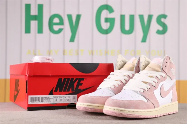 AJ 1 Retro High Og Washed Pink