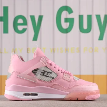 Ow X AJ 4 Retro Sp Pink