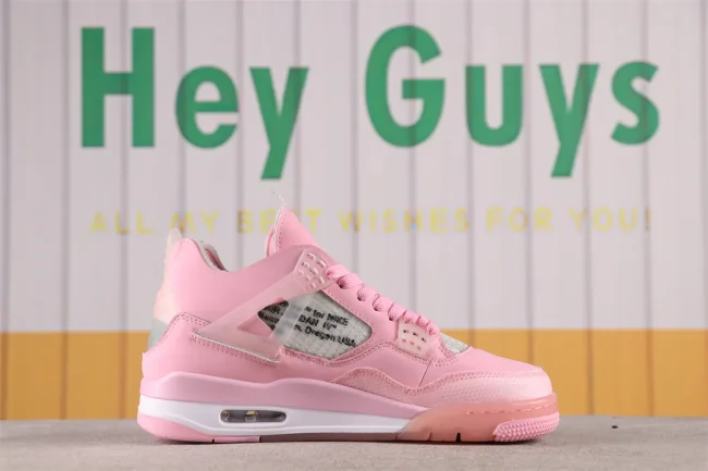 Ow X AJ 4 Retro Sp Pink