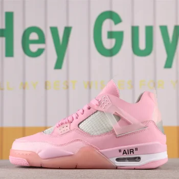 Ow X AJ 4 Retro Sp Pink