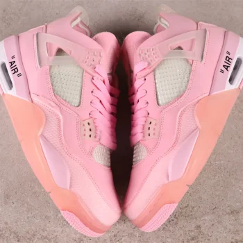 Ow X AJ 4 Retro Sp Pink