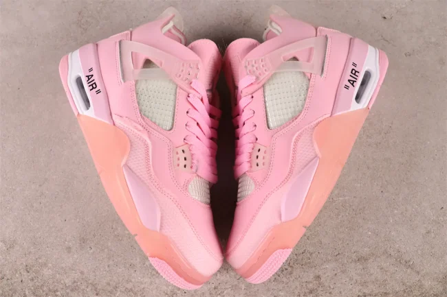 Ow X AJ 4 Retro Sp Pink