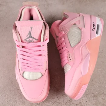 Ow X AJ 4 Retro Sp Pink