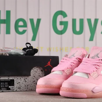 Ow X AJ 4 Retro Sp Pink