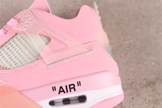 Ow X AJ 4 Retro Sp Pink