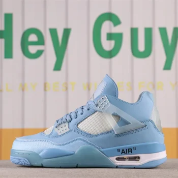 Ow X AJ 4 Retro Sp Sky Blue