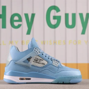 Ow X AJ 4 Retro Sp Sky Blue