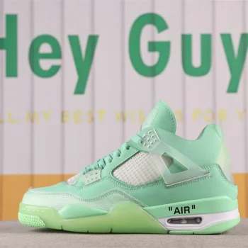 Ow X AJ 4 Retro Sp Fluorescent Green