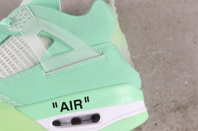 Ow X AJ 4 Retro Sp Fluorescent Green