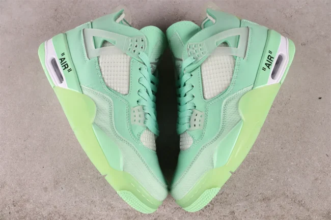 Ow X AJ 4 Retro Sp Fluorescent Green