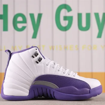 AJ 12 Retro White Purple