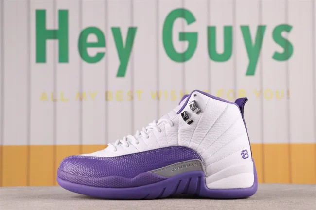 AJ 12 Retro White Purple