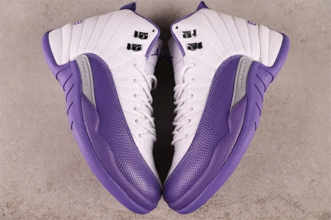 AJ 12 Retro White Purple