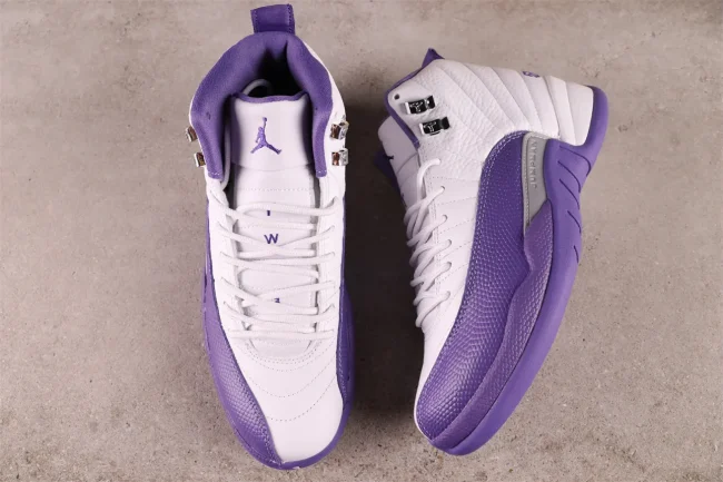 AJ 12 Retro White Purple