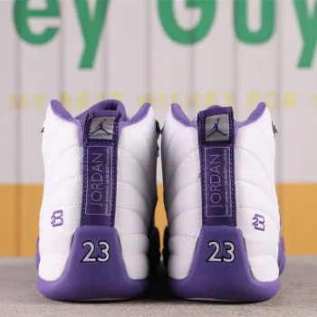 AJ 12 Retro White Purple