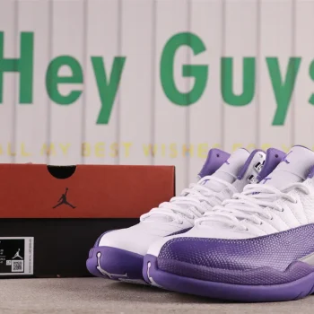 AJ 12 Retro White Purple