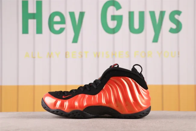 Air Foamposite One Habanero Red