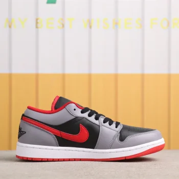 AJ 1 Low Cement Fire Red