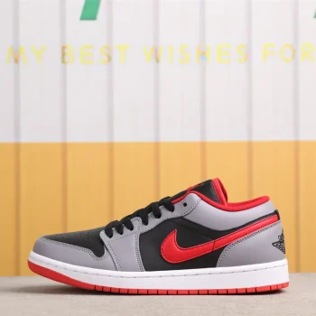 AJ 1 Low Cement Fire Red