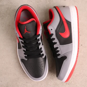 AJ 1 Low Cement Fire Red